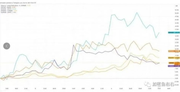 加密貨幣牛市來了！ 狗狗幣（DOGE）與比特幣同期上漲85%（BTC）