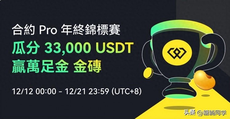 玩合約Pro贏黃金Plus！瓜分170g金磚、50g金豆、3.3萬USDT